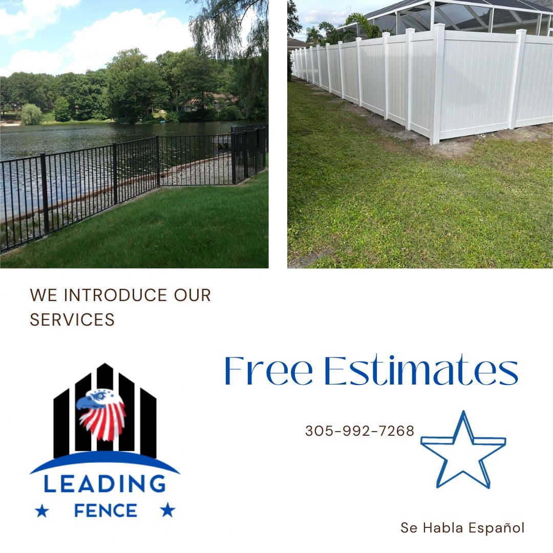 Leading fence logo