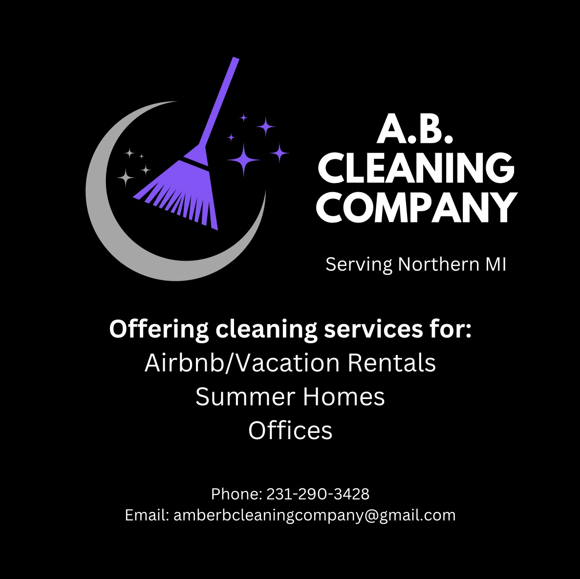 A.B. Cleaning Company logo