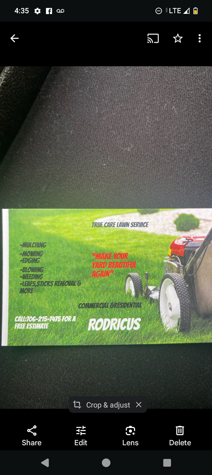 Avatar for True Care Lawn Service