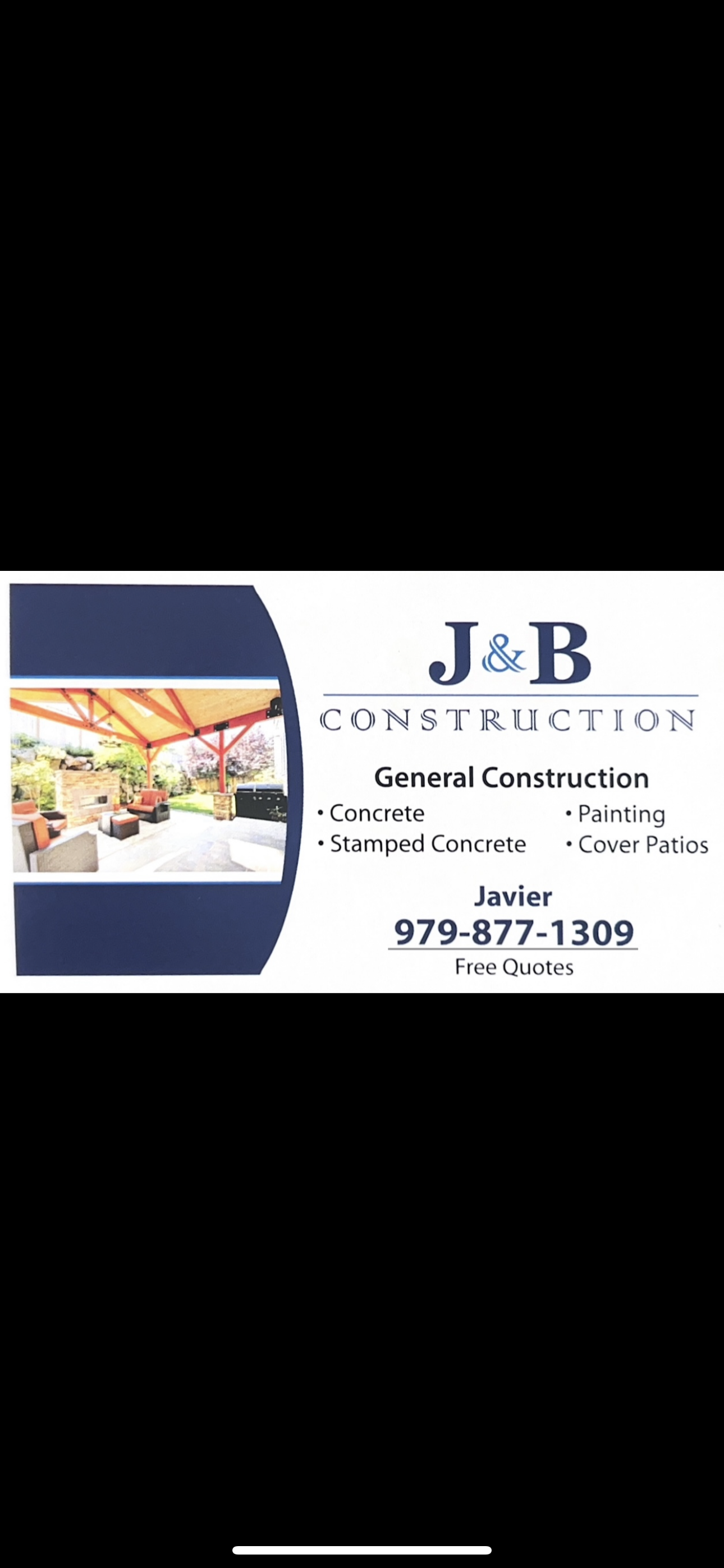 J &B Construction logo