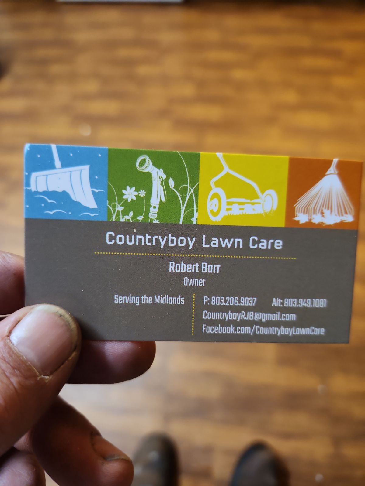 Countryboy Lawn Care logo