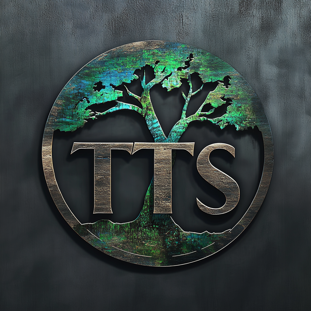 titanium tree services logo