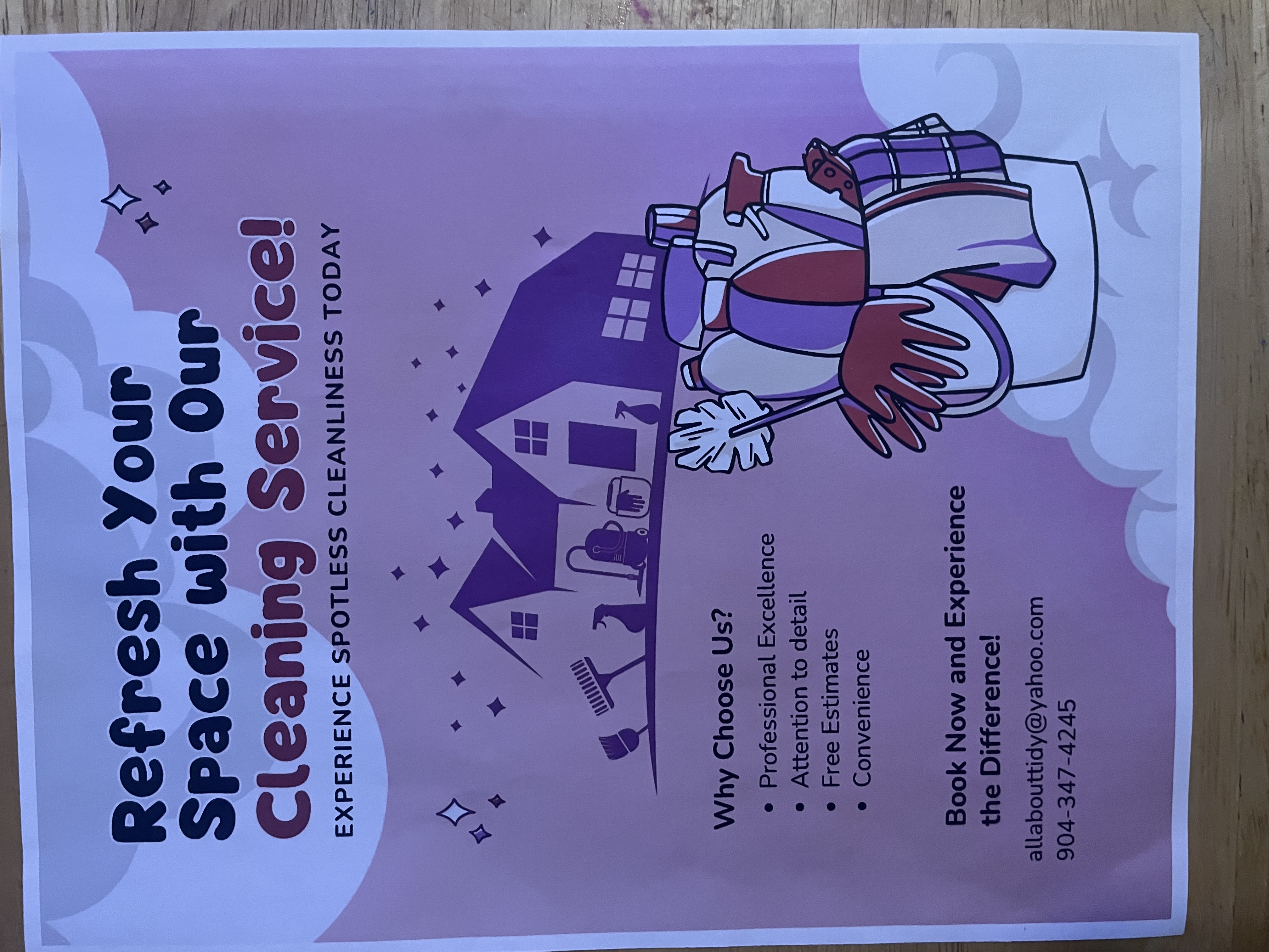 Logo for Wendy Lalone Cleaning Service