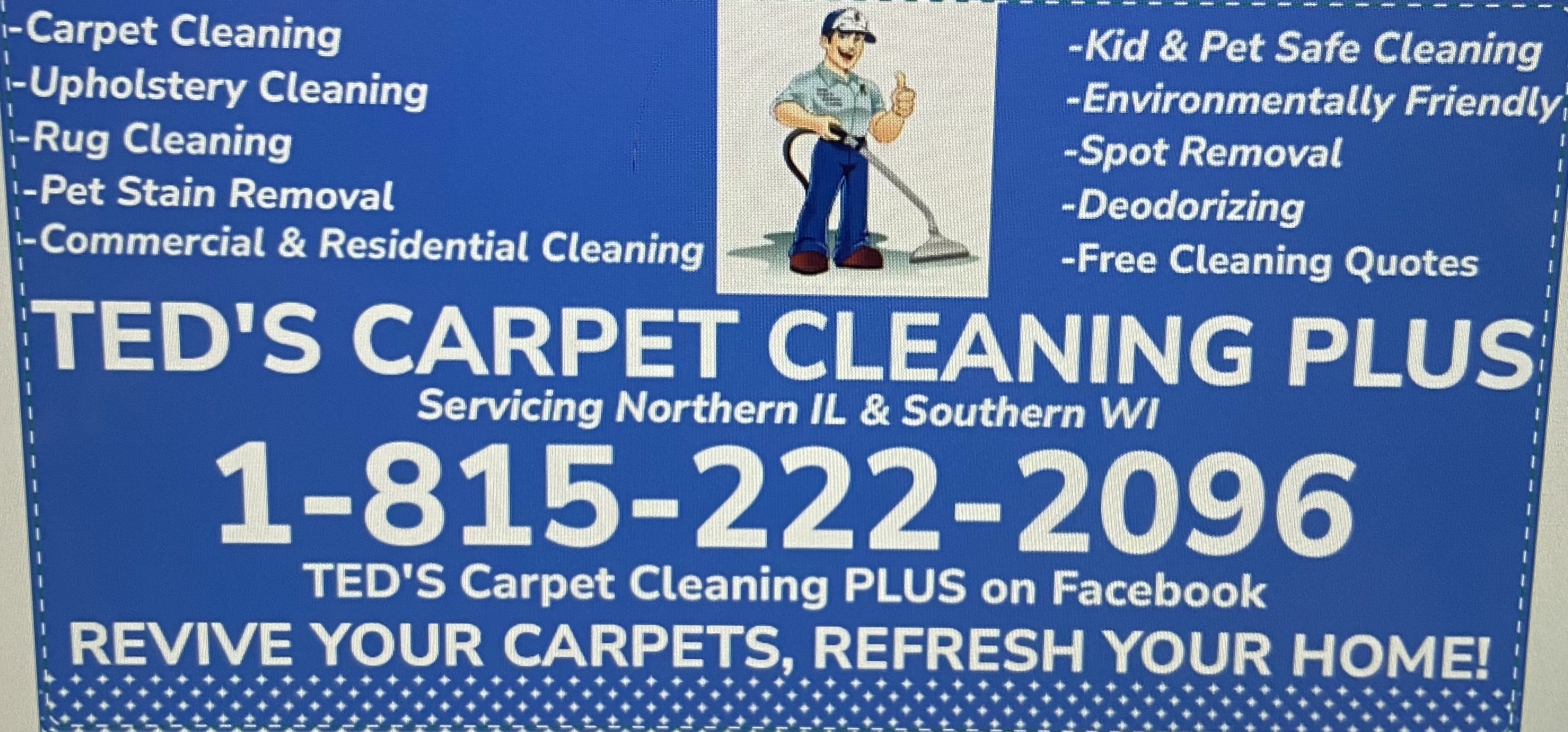 Logo for TED’S CARPET CLEANING PLUS