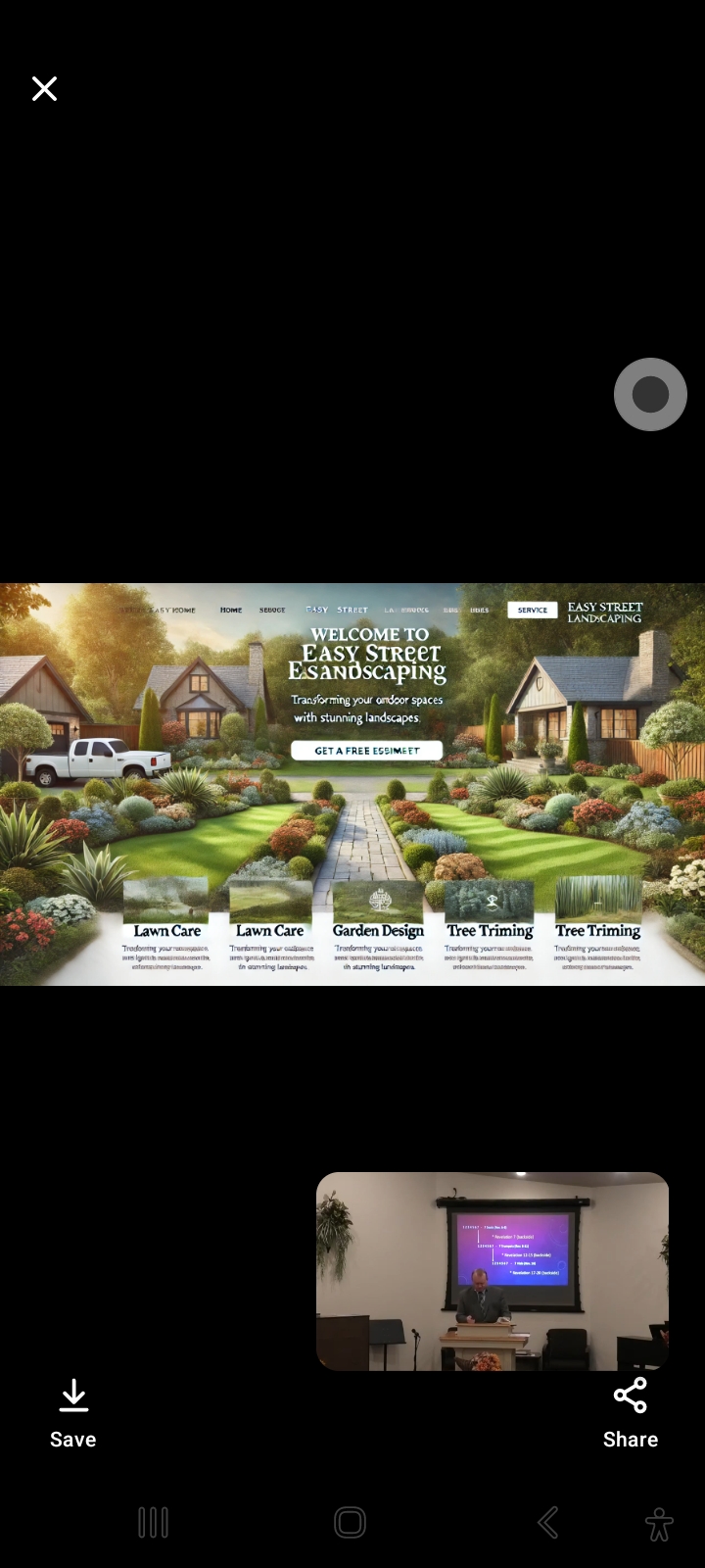 John's Lawn Mowing logo