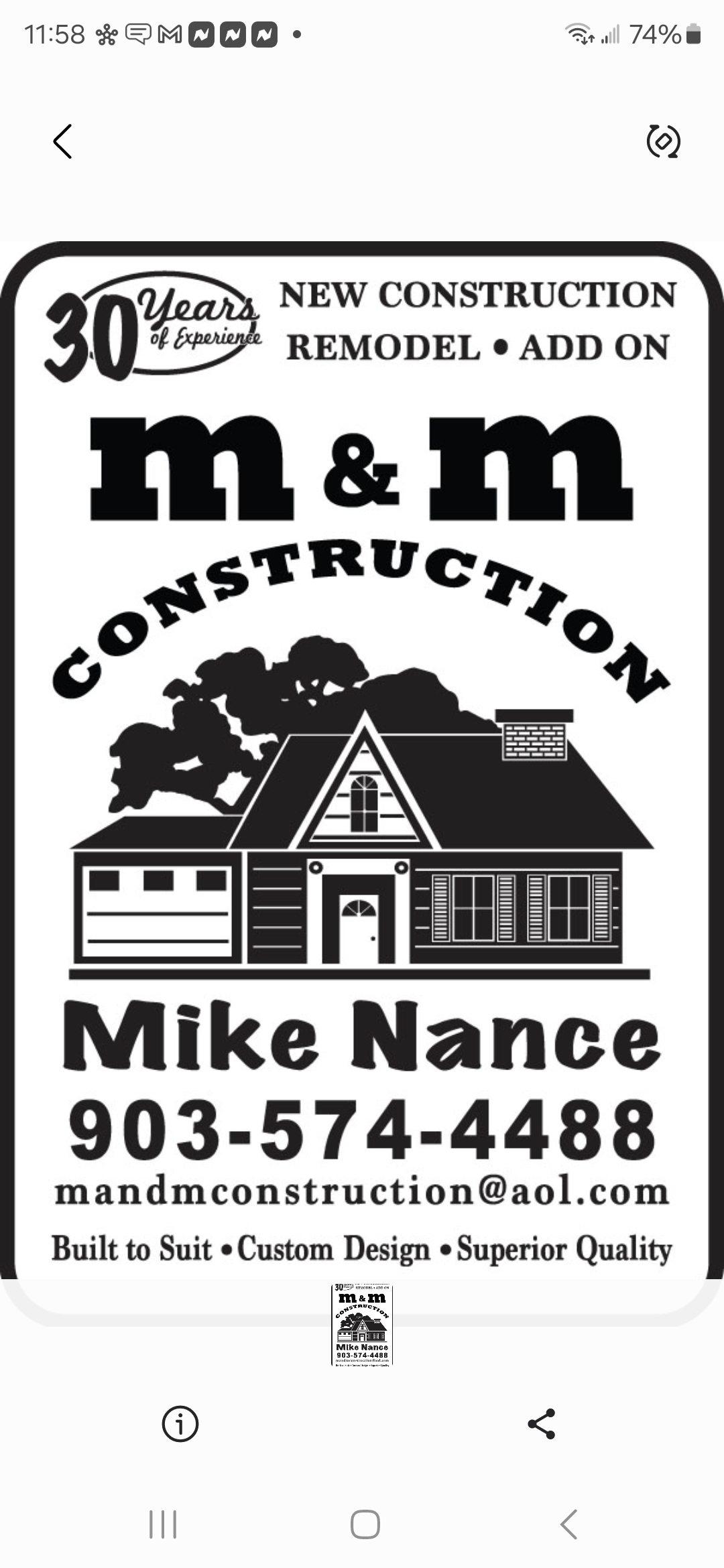 MANDMCONSTRUCTION logo