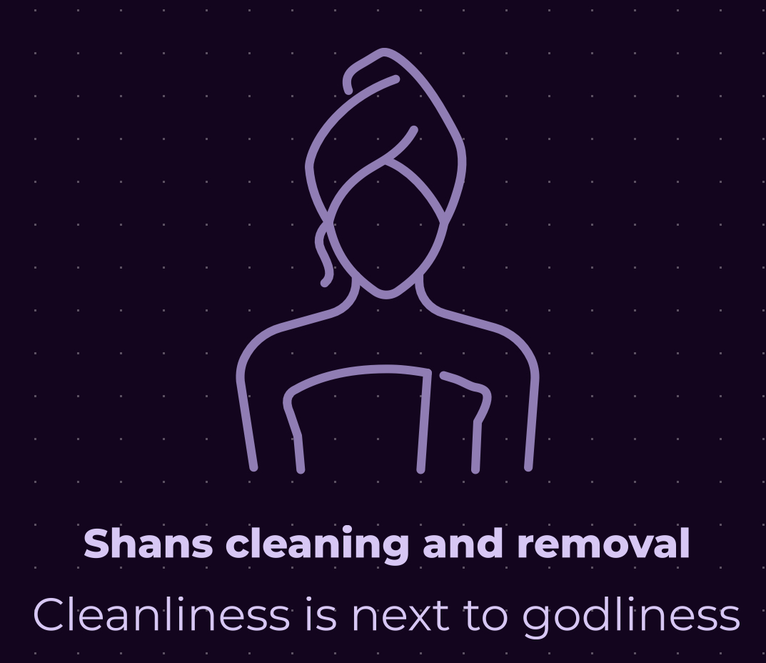 Shans cleaning and disposal logo