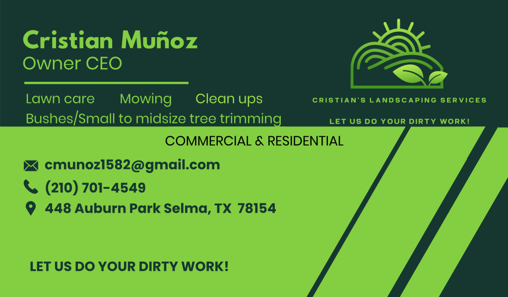 Cristian's Landscaping Services logo