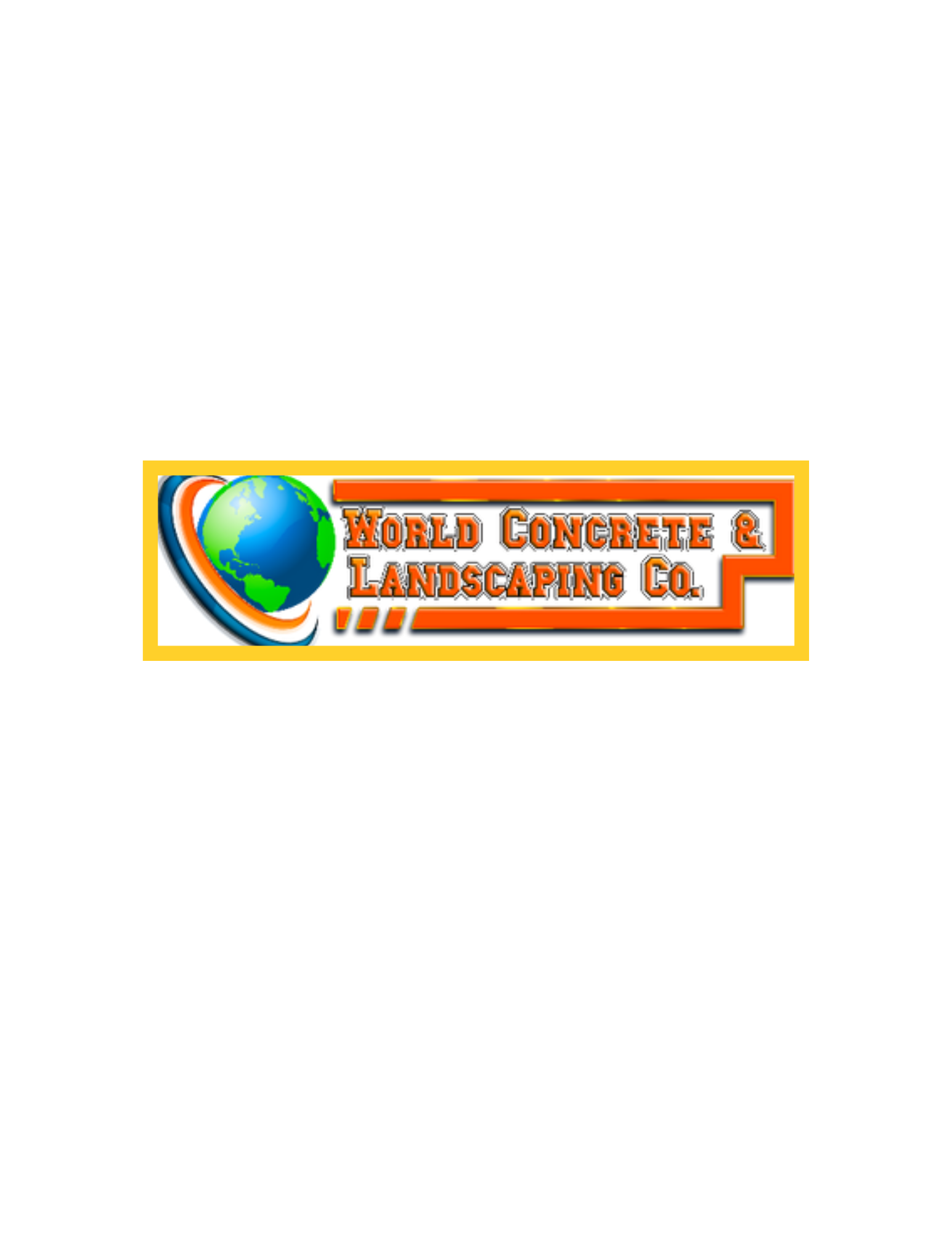 World Concrete& Landscaping logo
