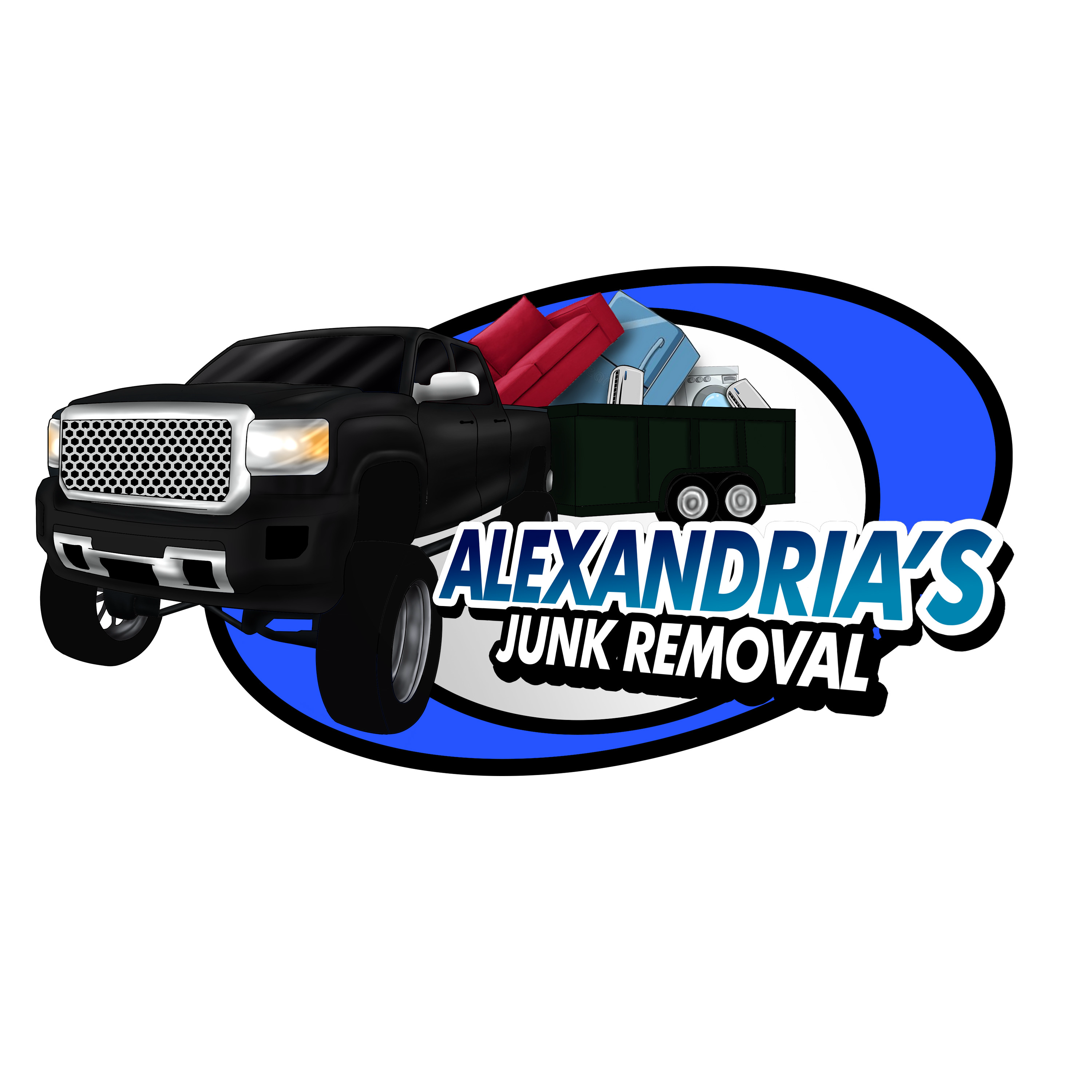 Alexandria's Junk Removal logo