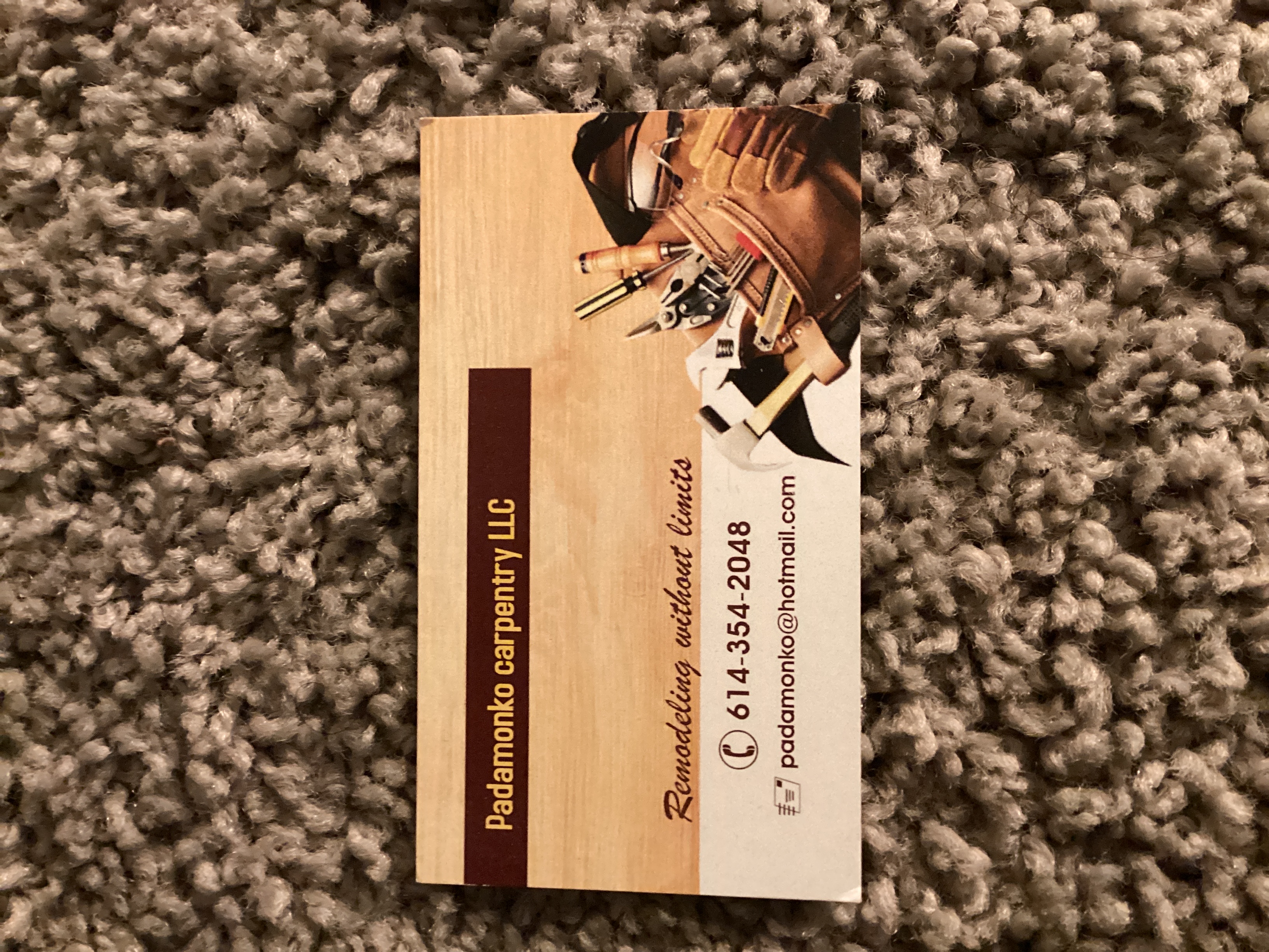 Padamonko carpentry logo