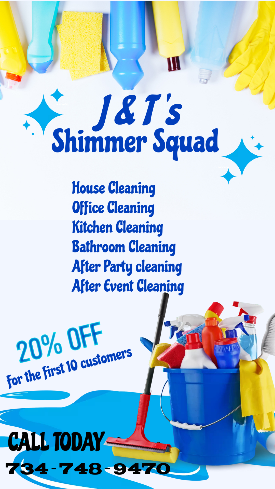J&T's Shimmer Squad logo