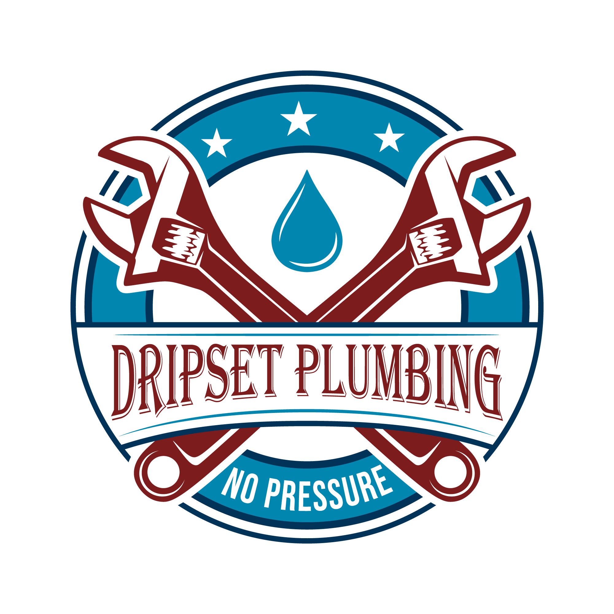 Dripset plumbing LLC logo