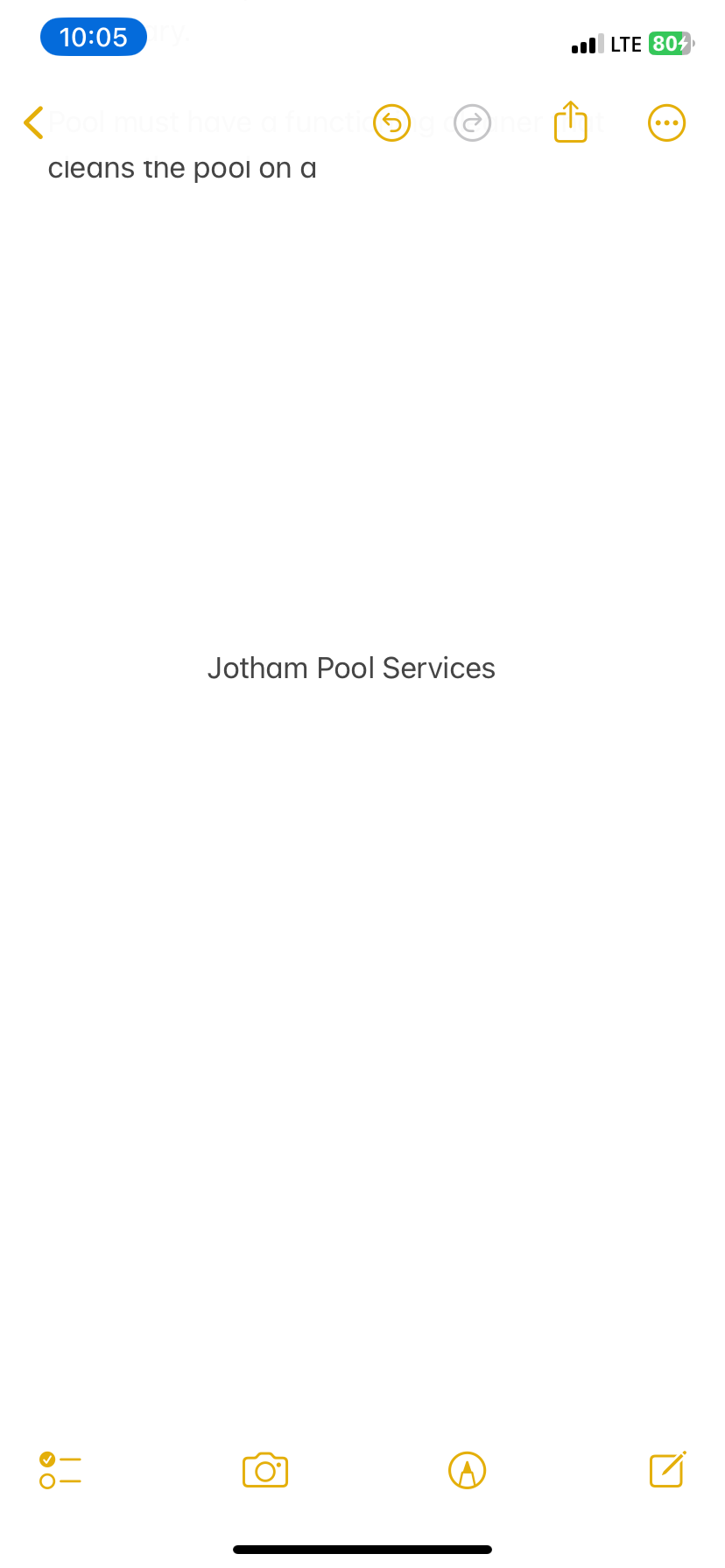 Jotham Pool Service logo