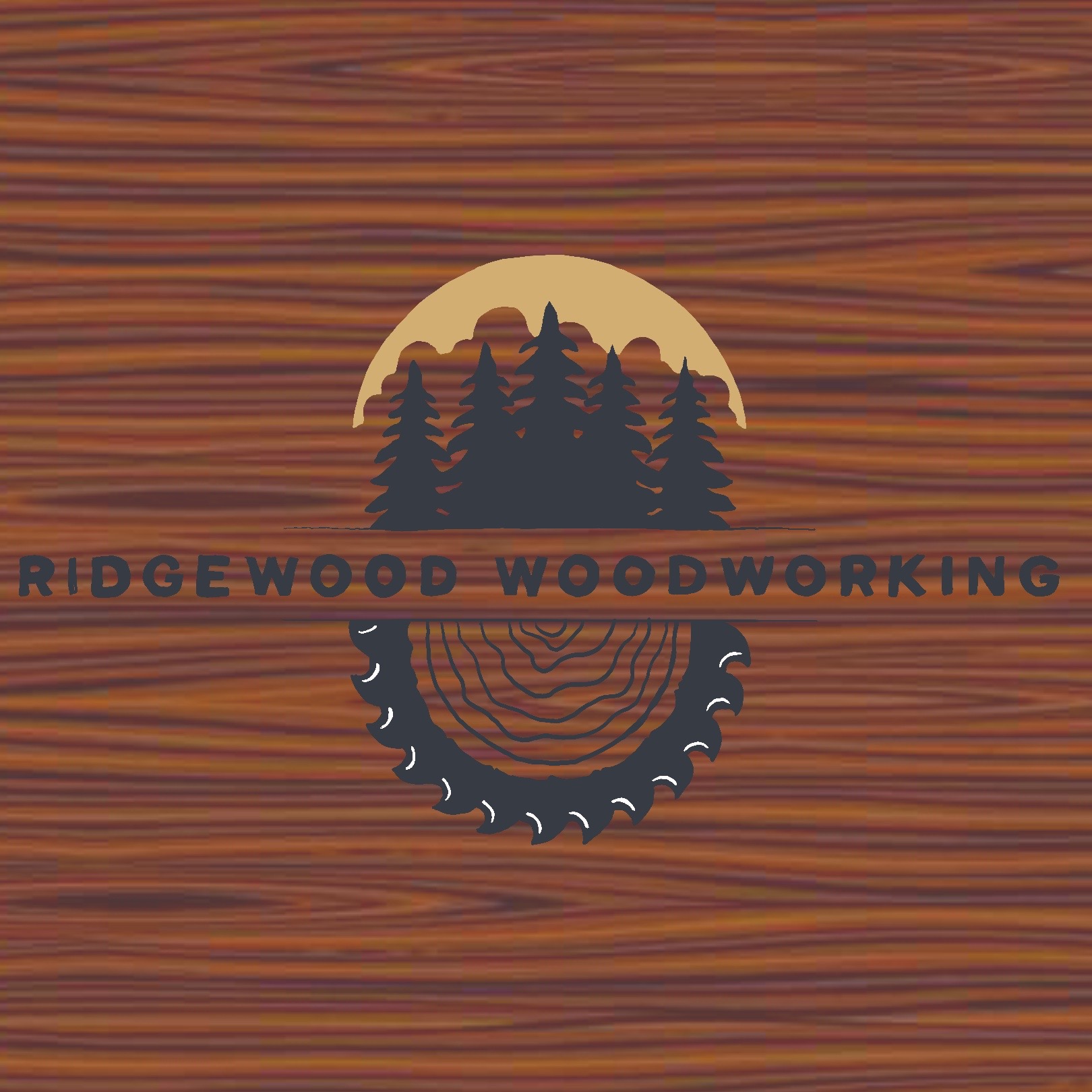 RidgeWood woodworking logo