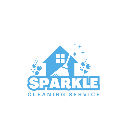 Sparkle cleaning service logo