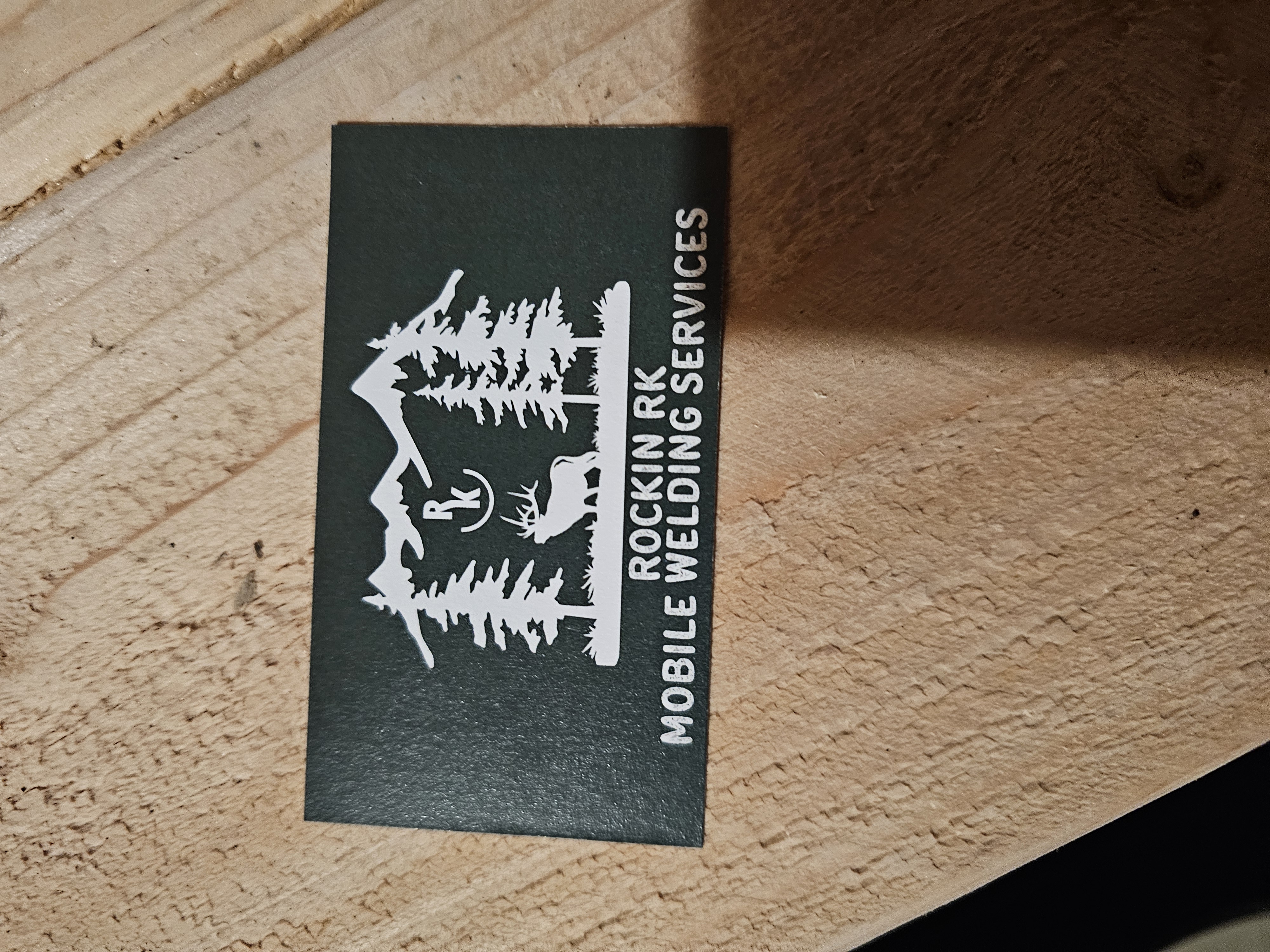 Rocking rk mobile welding services logo