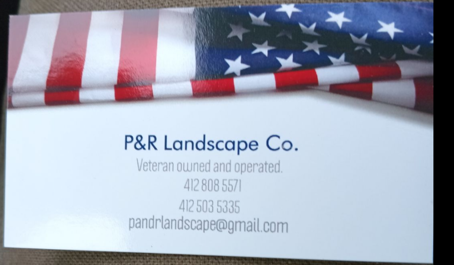 P&R Landscaping Company logo