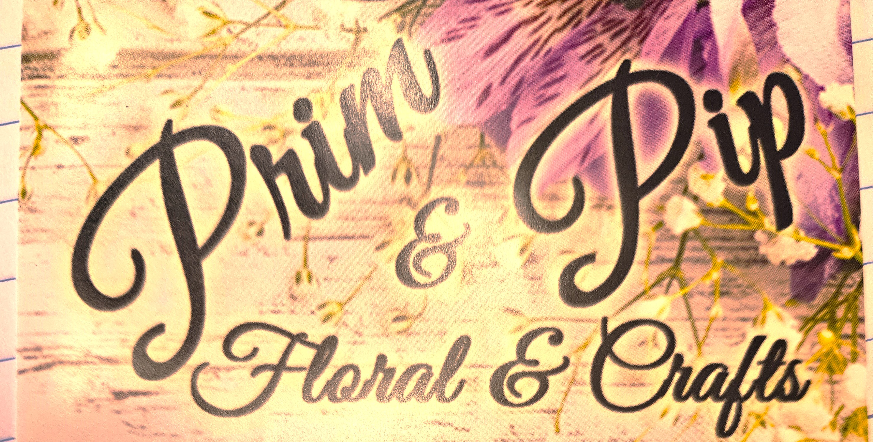 Prim & Pip Floral and Crafts logo