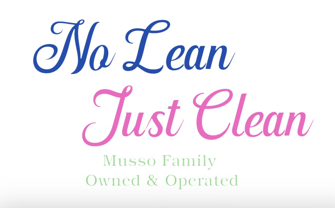 Mussos No Lean Just Clean logo