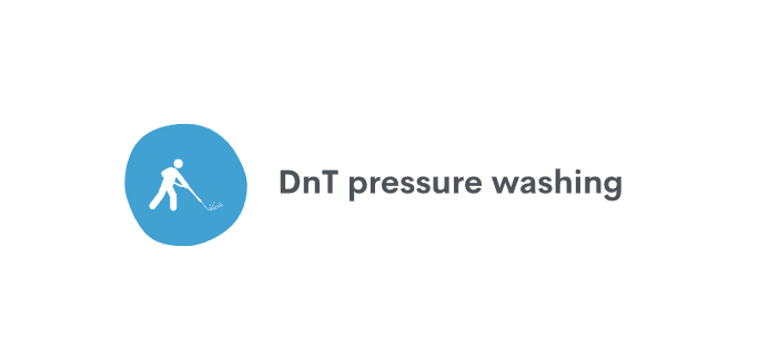 D&T power washing logo