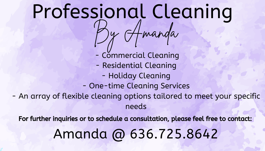 Professional Cleaning by Amanda logo