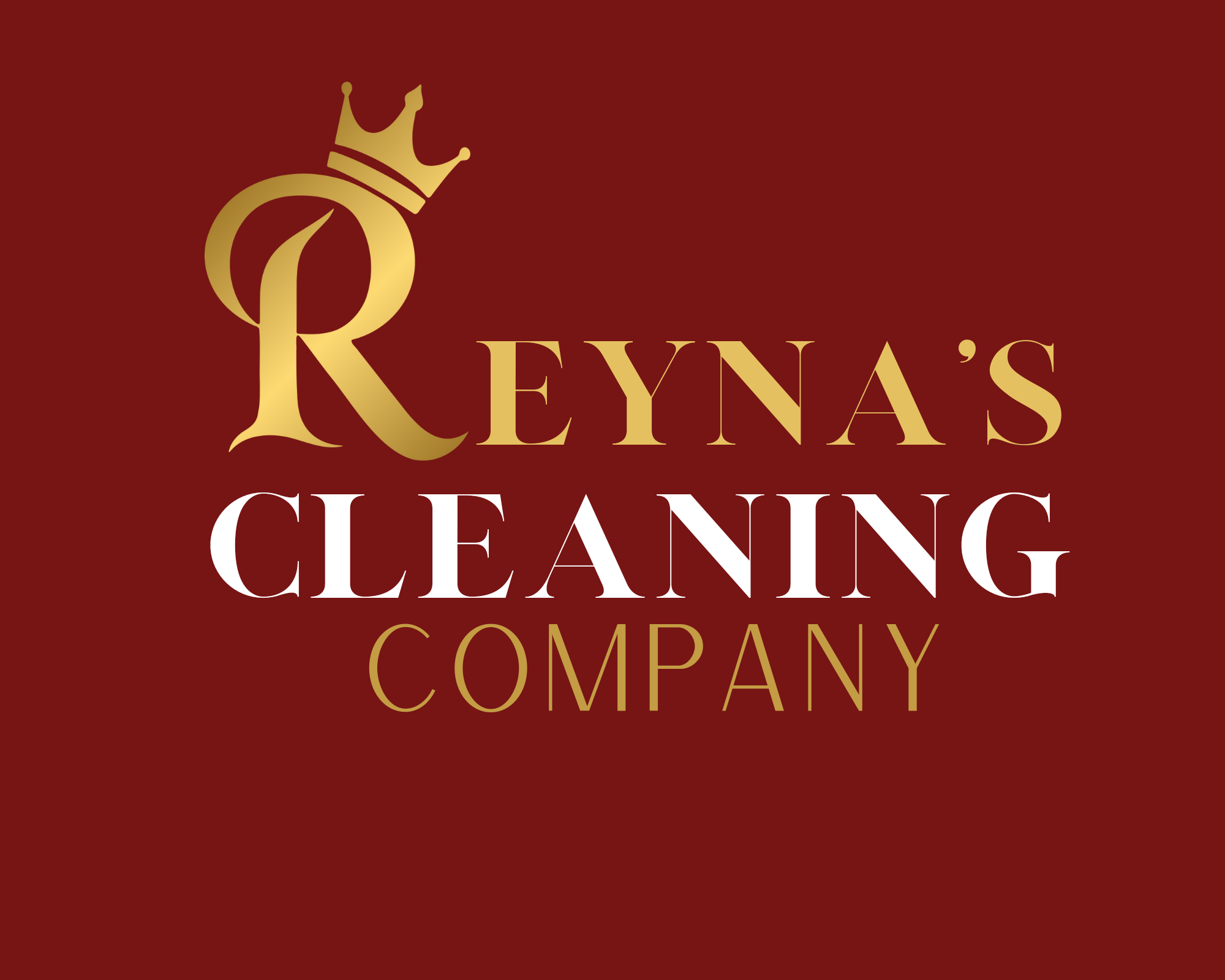 Reyna's cleaning company logo