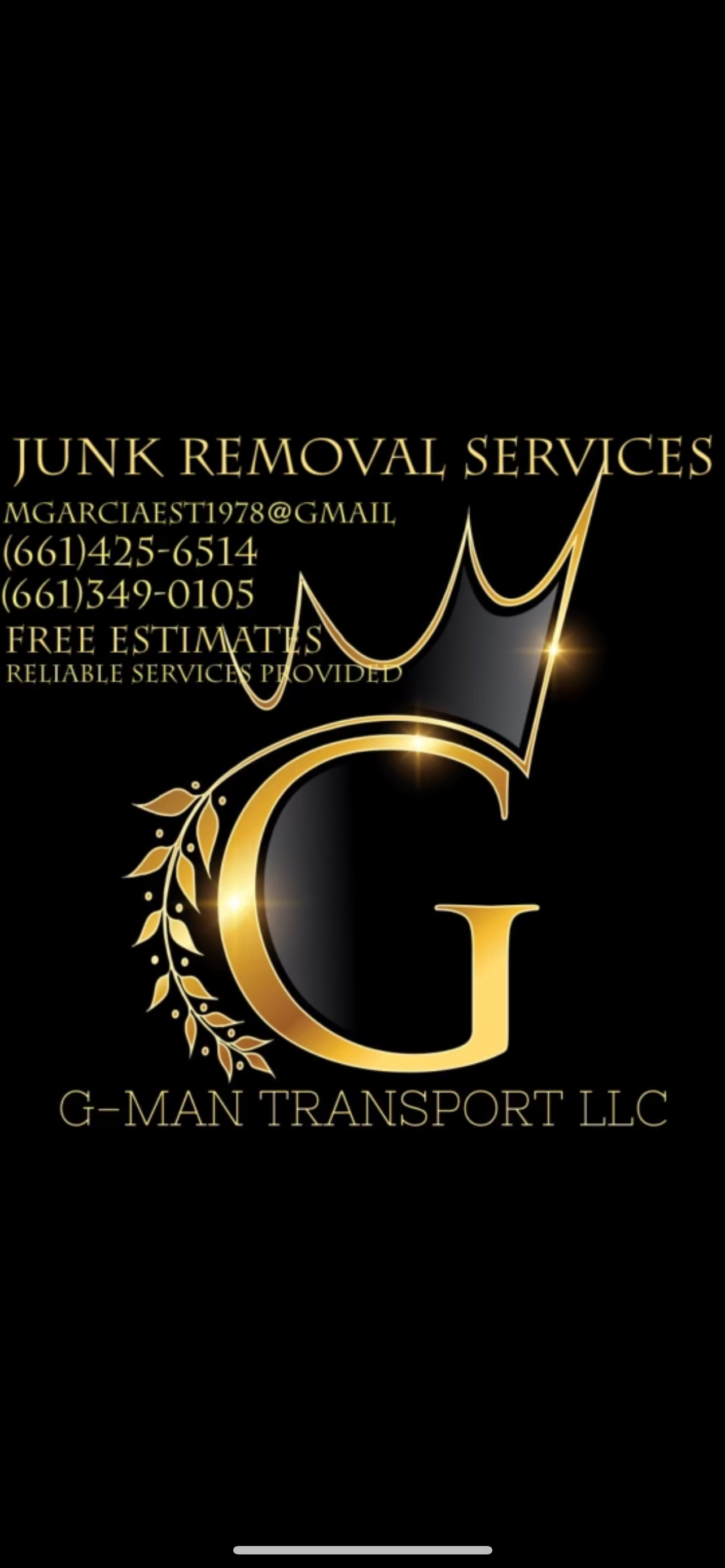 G man transports llc logo