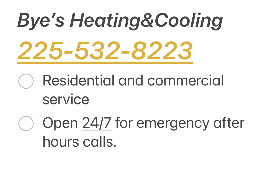 Avatar for Bye’s heating and cooling
