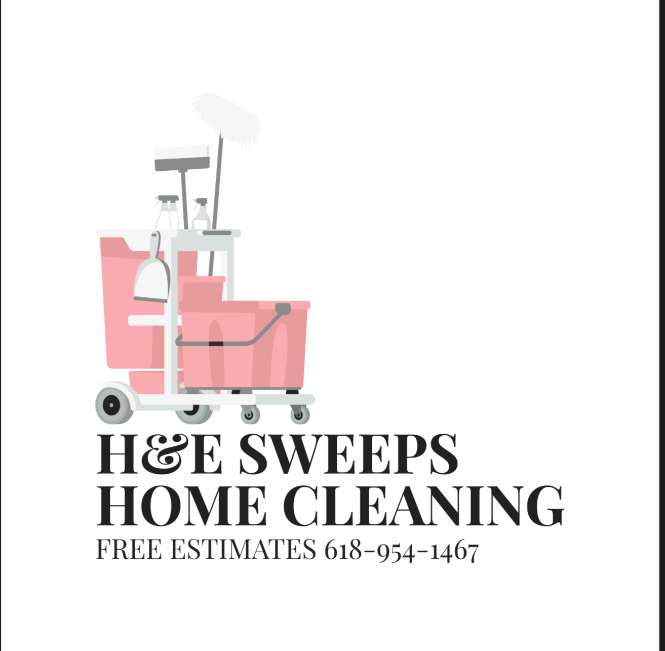 H & E Sweeps logo