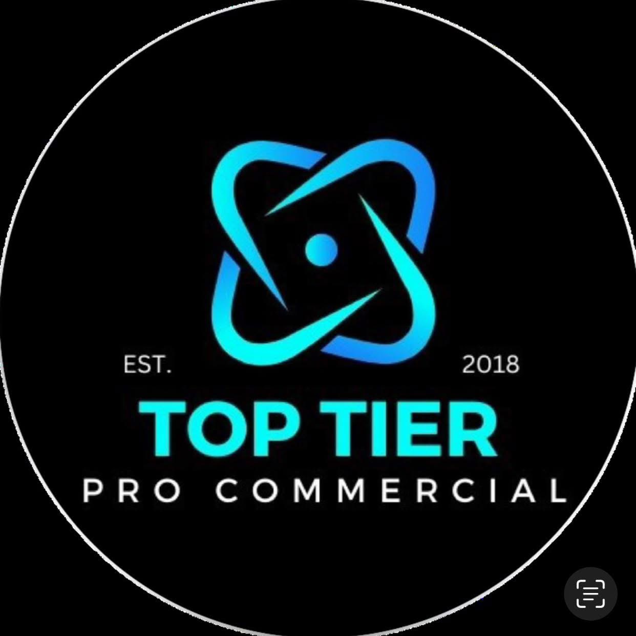 Top tier pro commercial logo