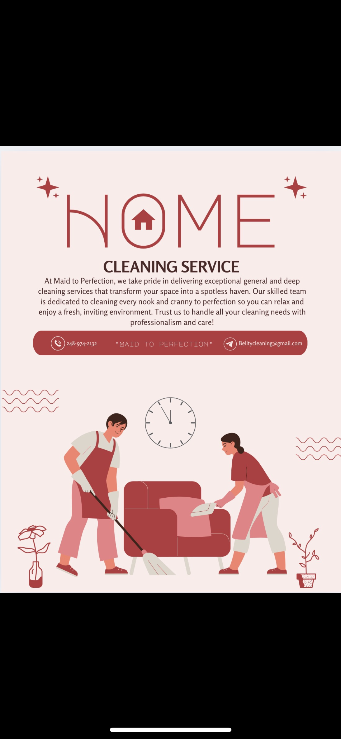 Maid to perfection logo