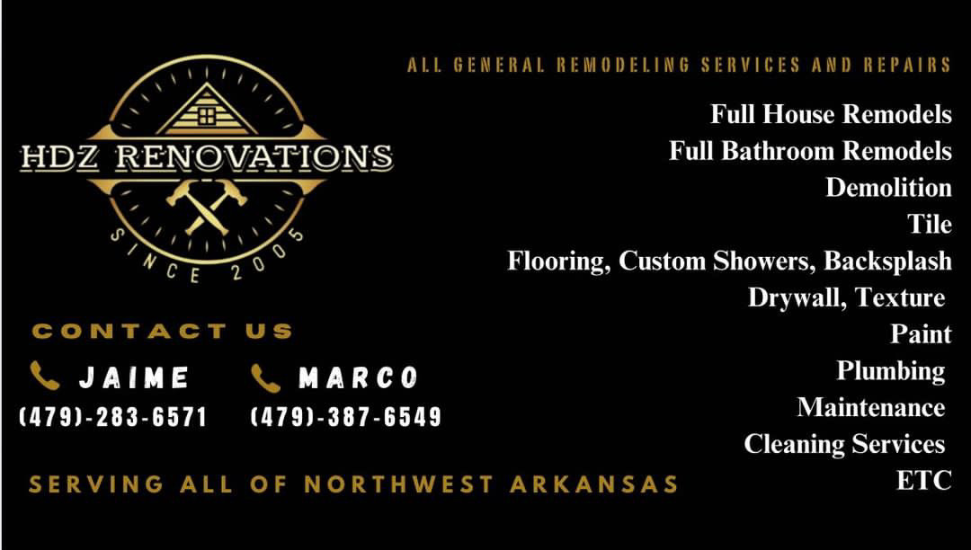HDZ Renovations logo
