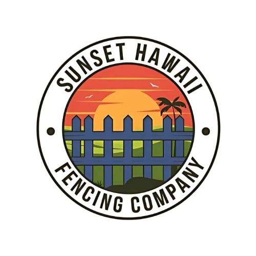Sunset Hawaii Fencing Company logo