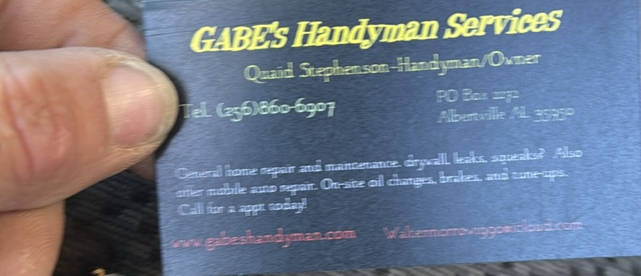 GABE's handyman services logo