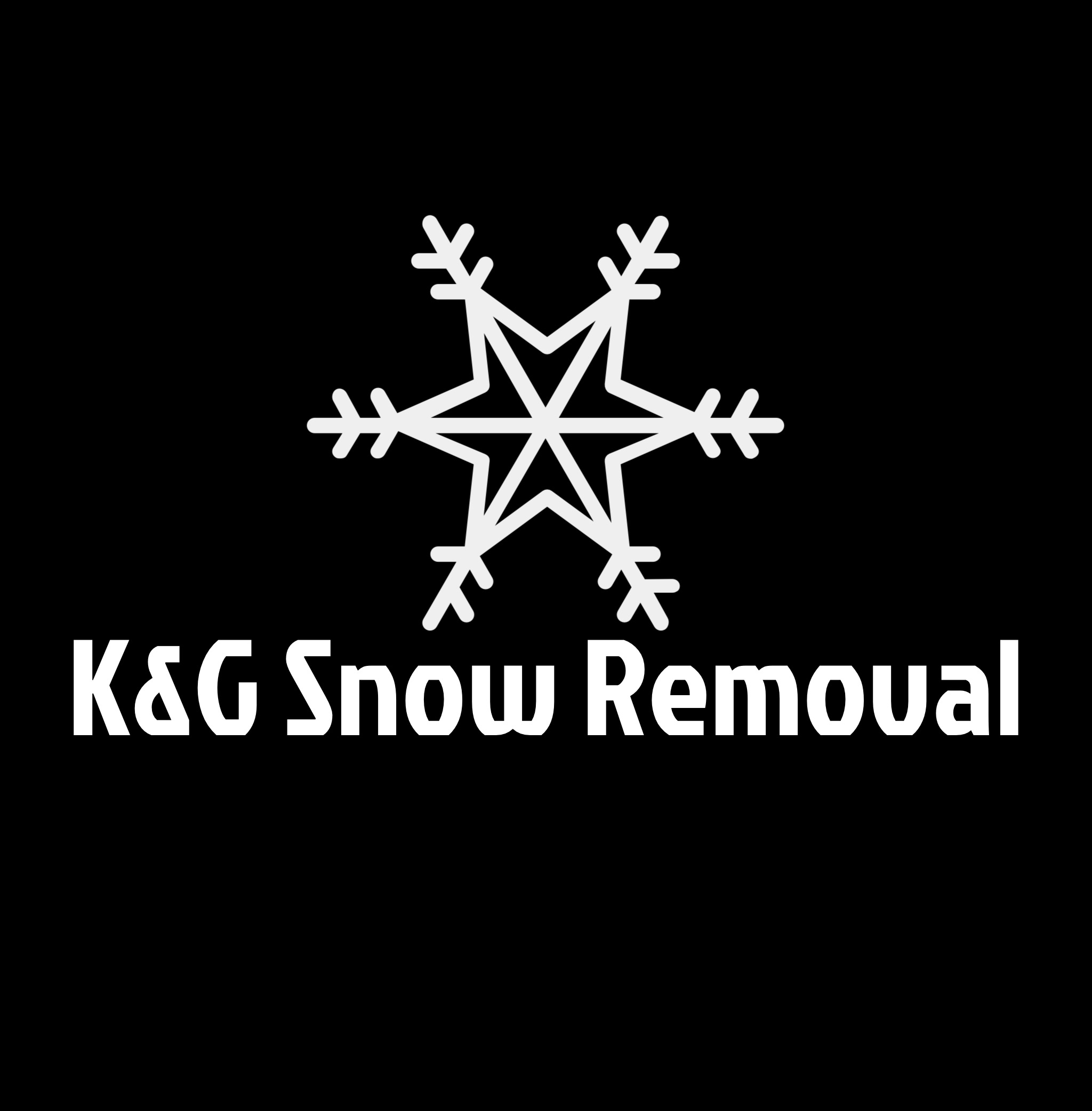 K&G snow removal logo