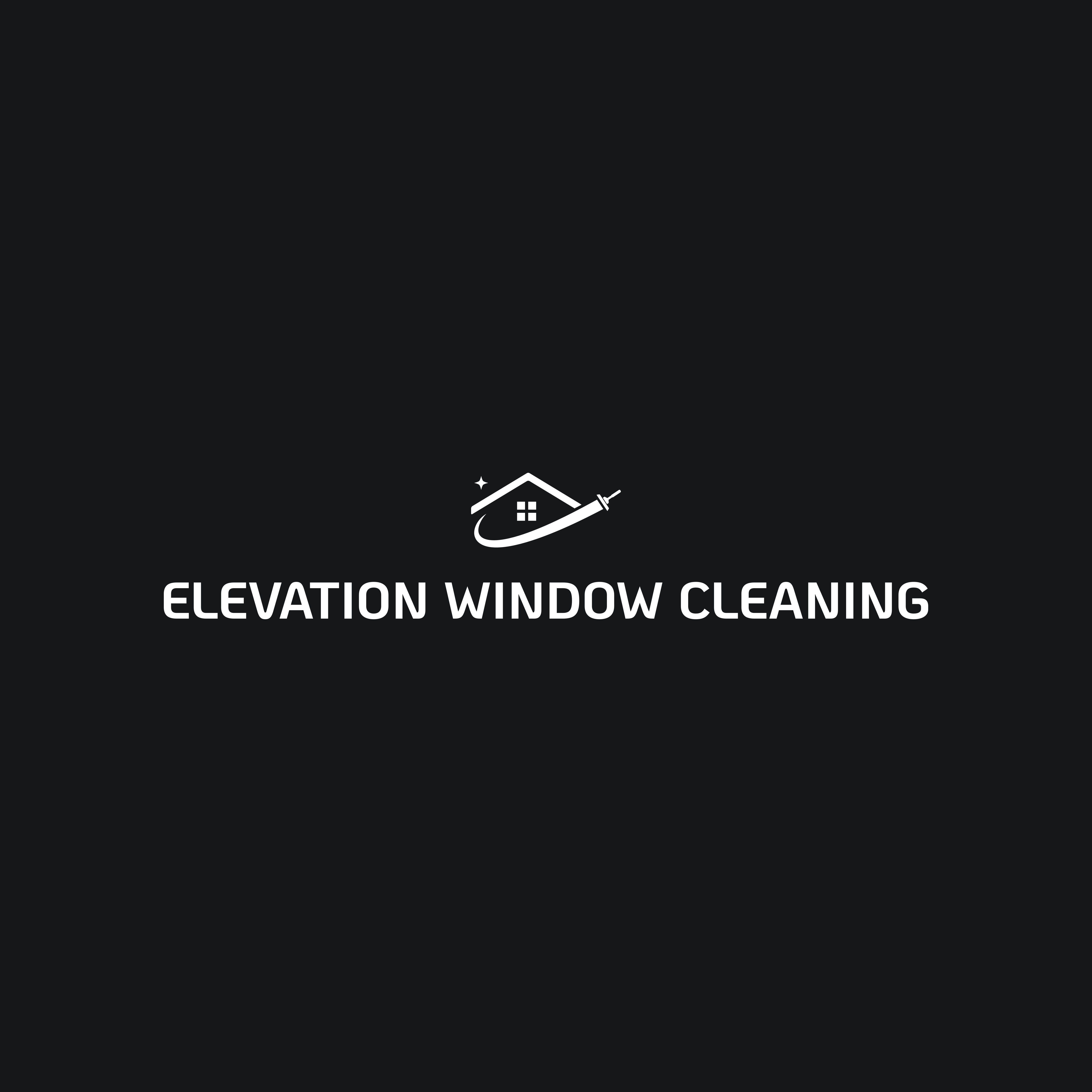 Elevation window cleaning logo