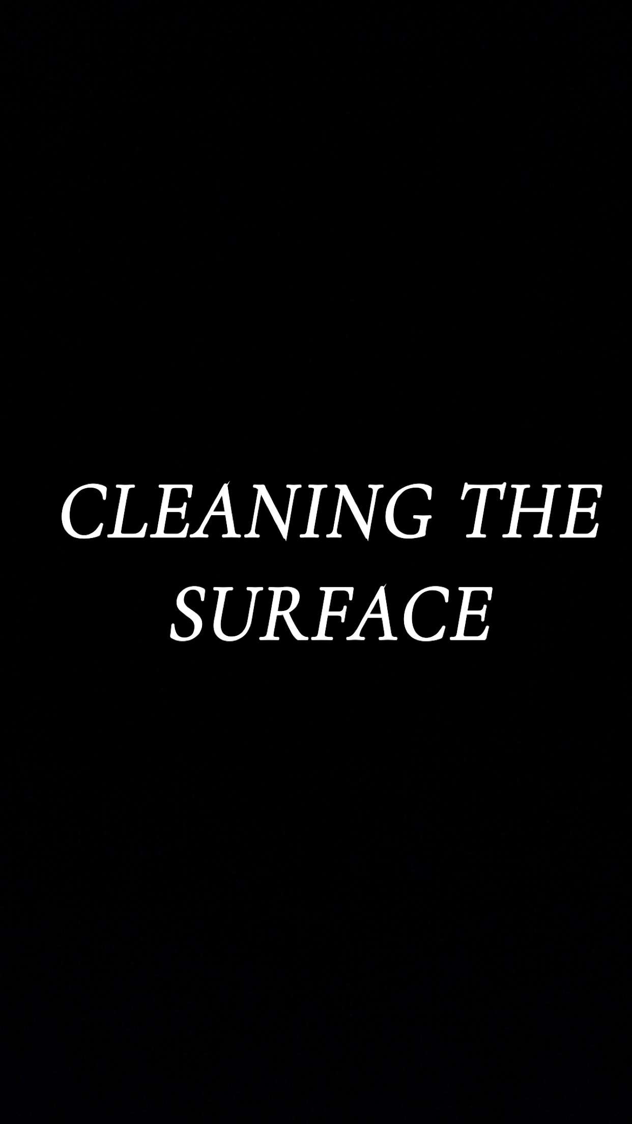 Cleaning the surface logo