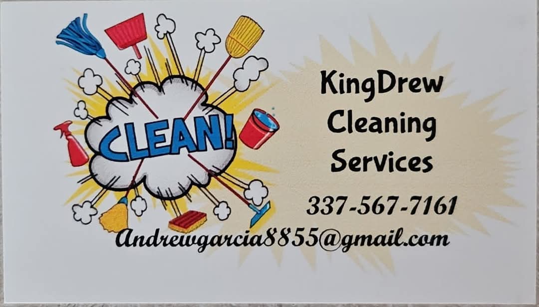 Kingdrew cleaning service logo