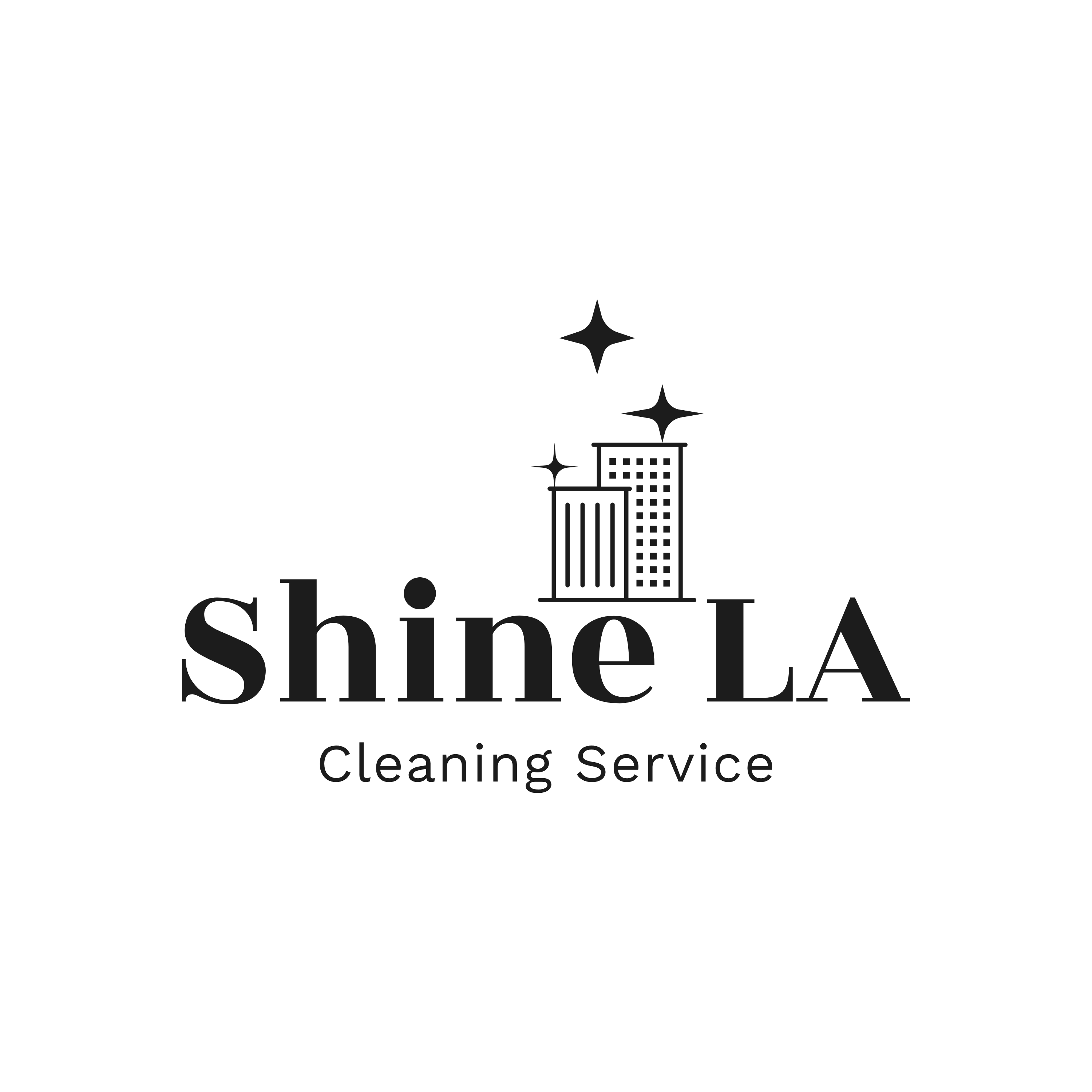 CLEANING SERVICE SHINE LA logo