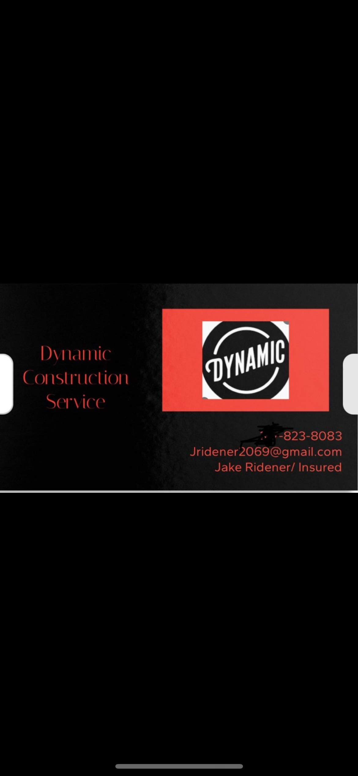 Dynamic construction service logo