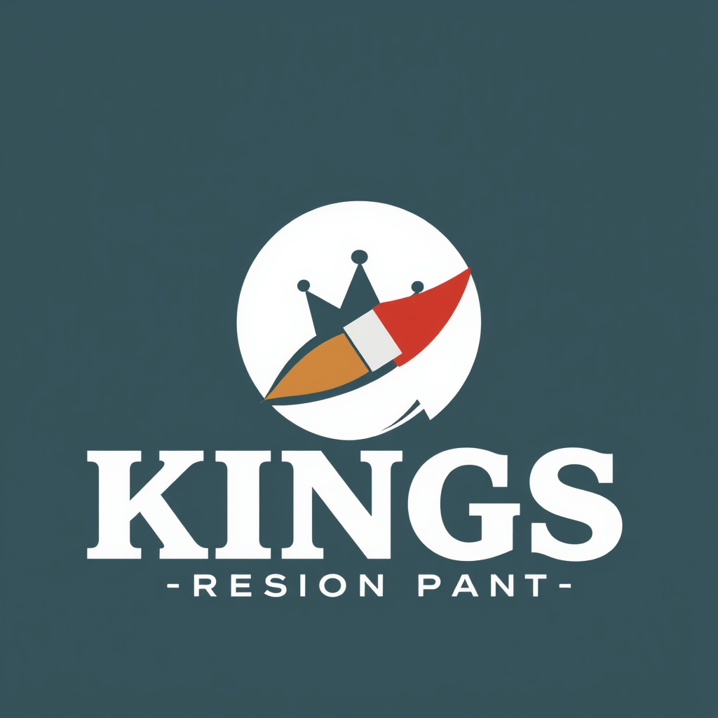 Kings precision painting logo