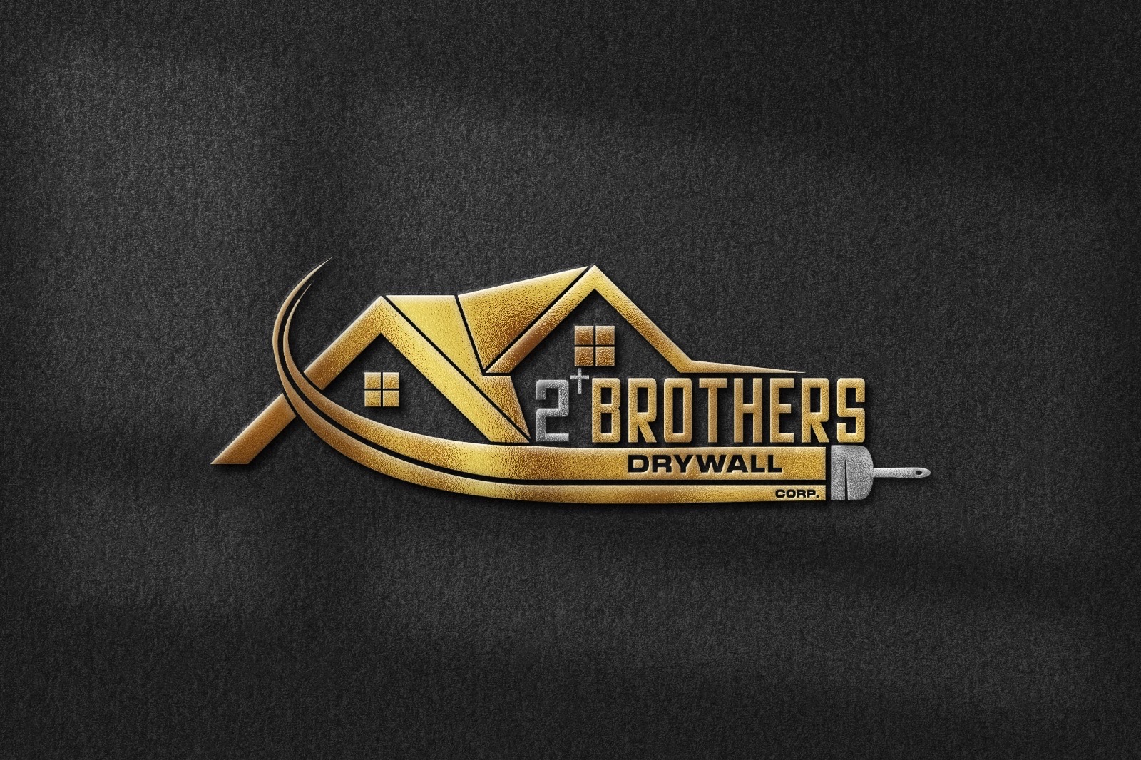 2 plus brothres Drywall corp logo
