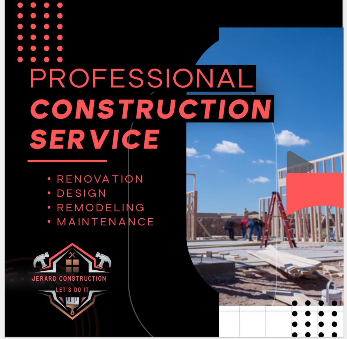 Jerad Construction logo