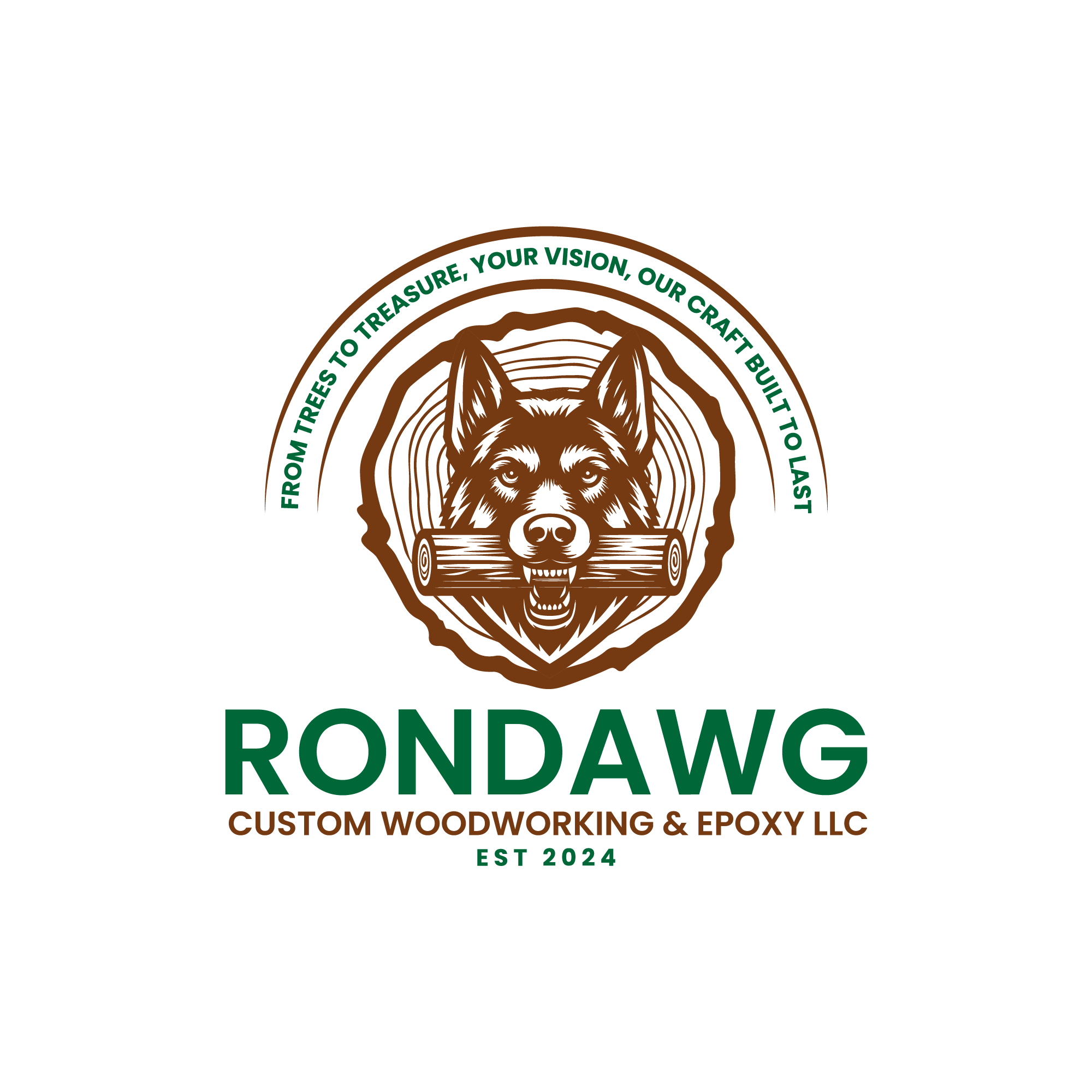 RonDawg's Custom Woodworking & Epoxy logo
