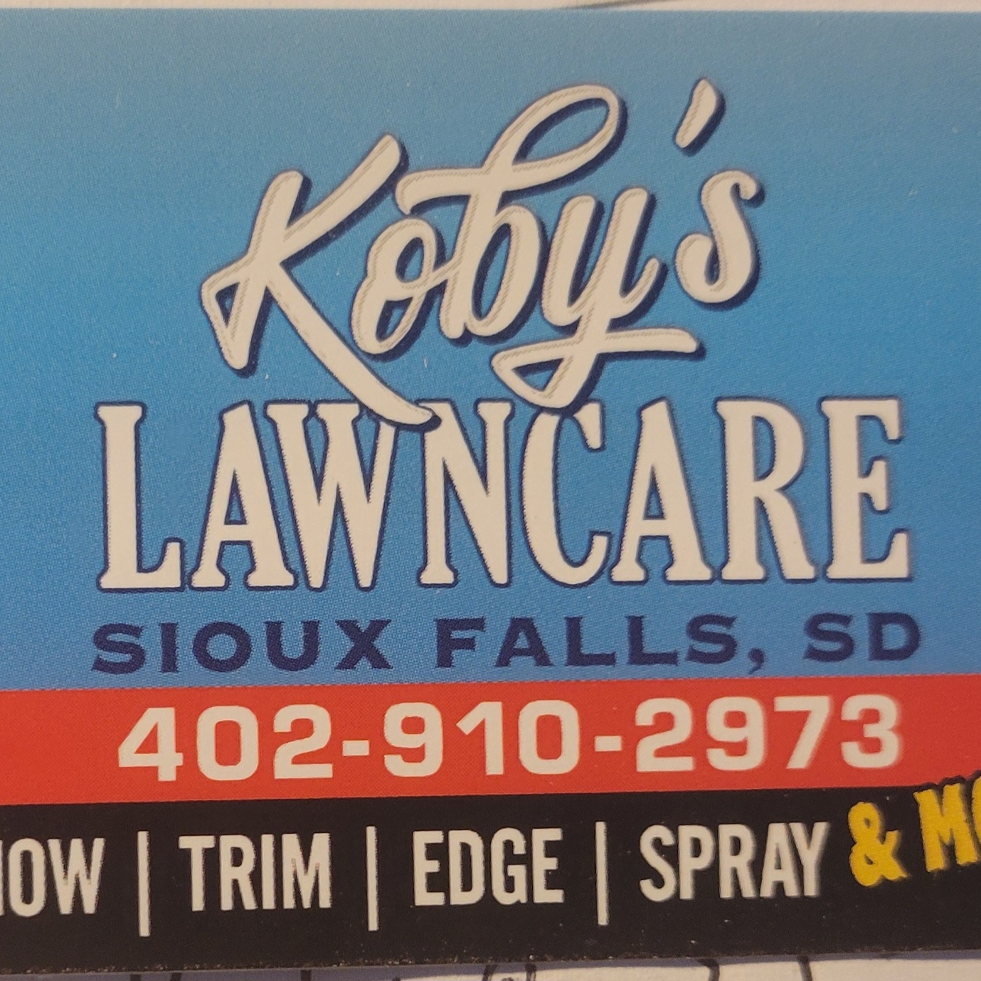Koby's Lawncare logo
