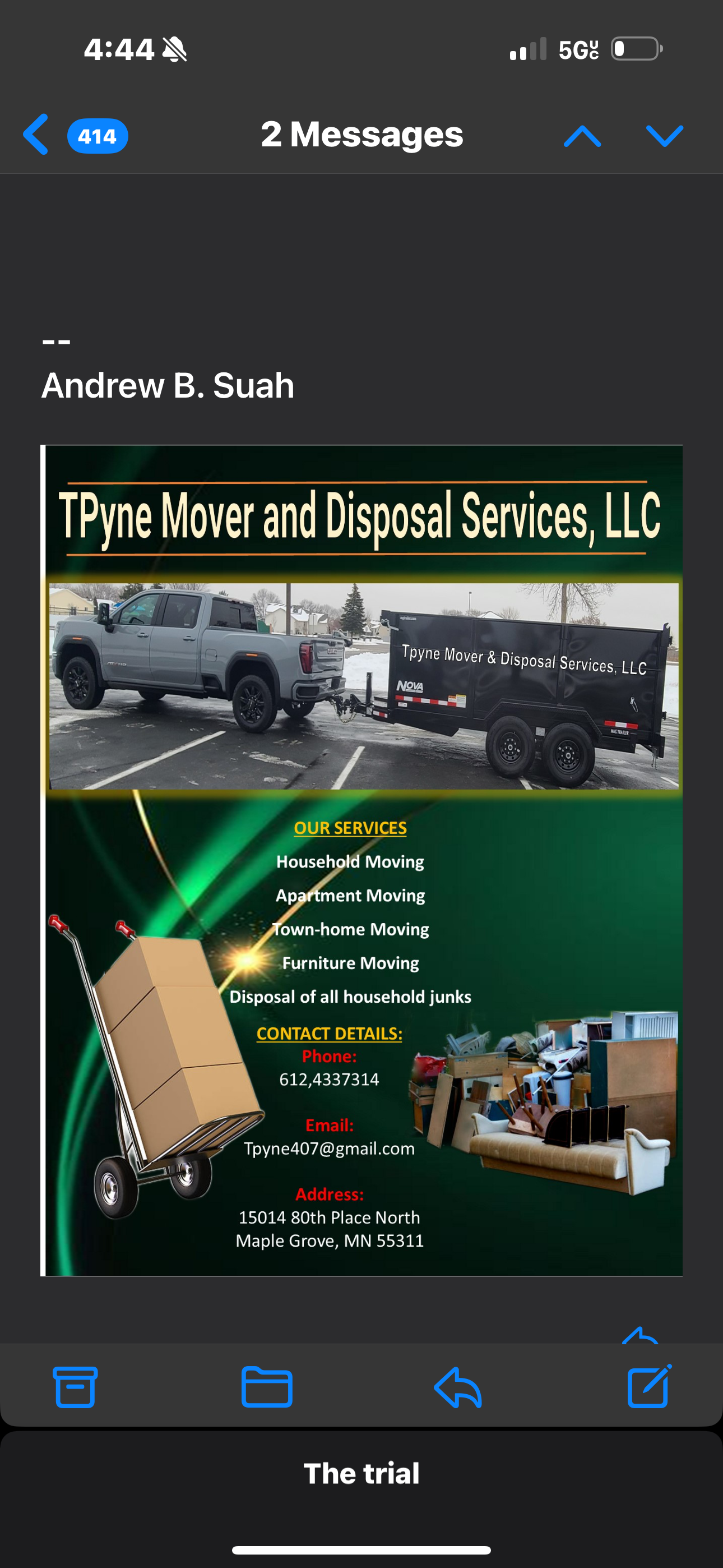 T Pyne Movers & Disposal LLC logo