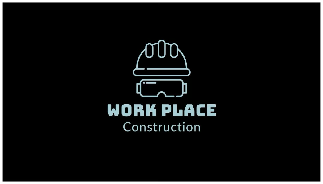 Work Place  Construction logo