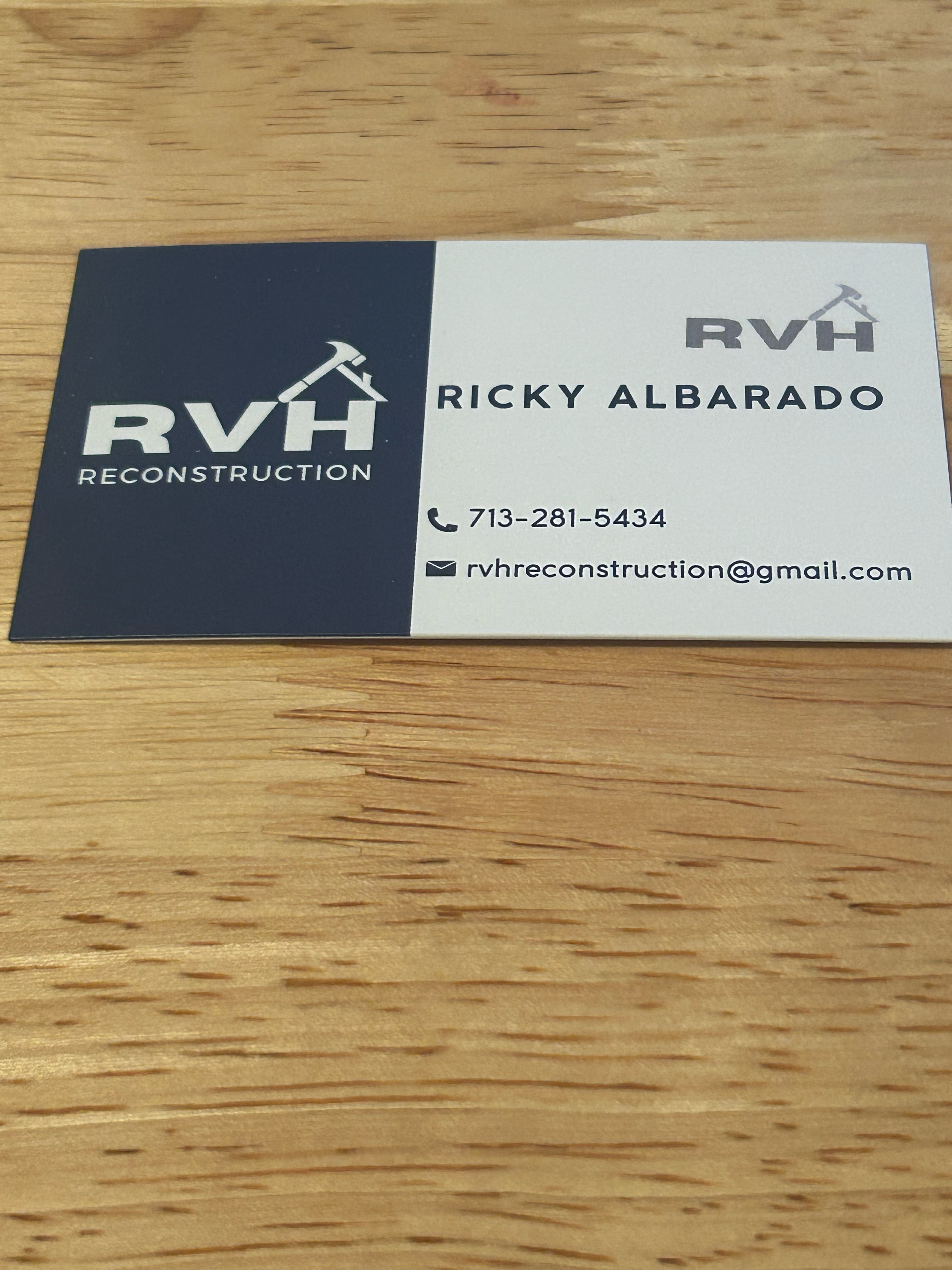 RVH Reconstruction LLC logo