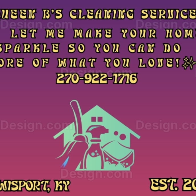 Queen B's Cleaning Services logo